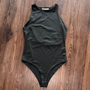 ReoRia Black Sleeveless Bodysuit
